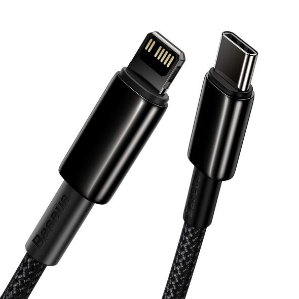 Baseus Baseus Tungsten Gold Cable Type-C to iP PD 20W 2m (black) 024645  CATLWJ-A01 έως και 12 άτοκες δόσεις 6953156232044