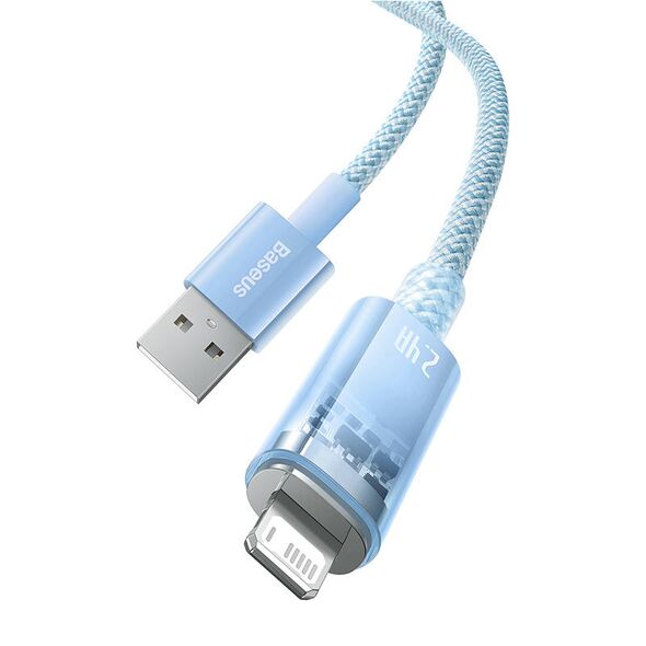 Baseus Fast Charging Cable Baseus Explorer USB to Lightning 2.4A 1M (blue) 048736  CATS010003 έως και 12 άτοκες δόσεις 6932172628970