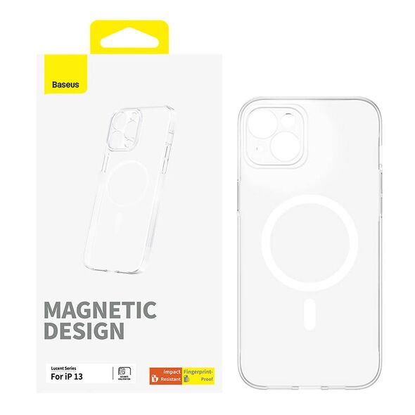 Baseus Magnetic Phone Case for iP 13 Baseus OS-Lucent Series (Clear) 052073  P60157202203-00 έως και 12 άτοκες δόσεις 6932172633721