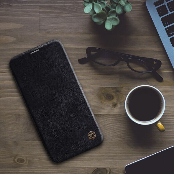 Nillkin Nillkin - Qin Leather Case - iPhone 12 Pro Max - Black 6902048201651 έως 12 άτοκες Δόσεις