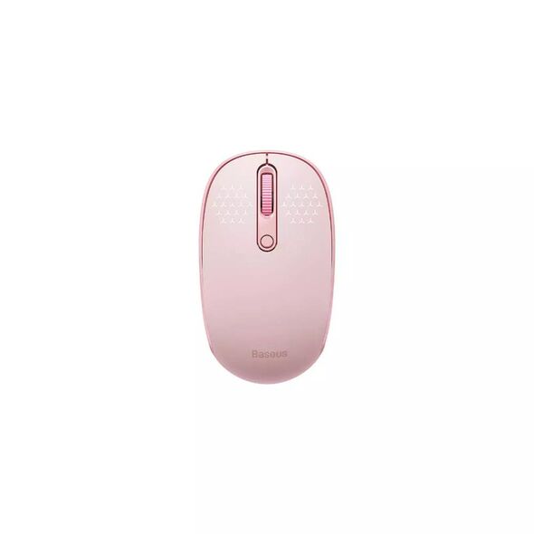Baseus Wireless mouse F01B Tri-mode  2.4G BT5.0 1600 DPI (pink) (B01055503413-00) (BASB01055503413-00) έως 12 άτοκες Δόσεις