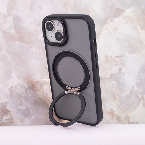 Mag Ring Rotating case for iPhone 15 Pro 6,1&quot; black