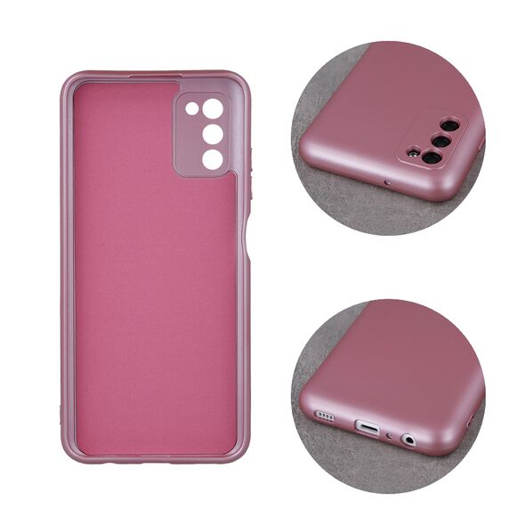 Metallic case for Motorola Moto G84 pink