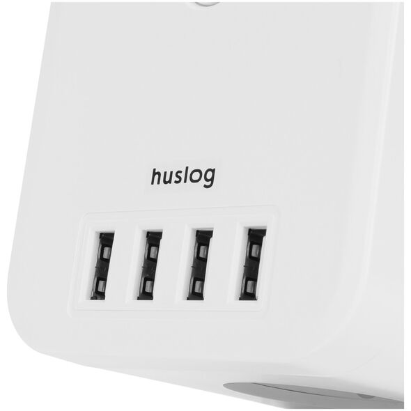 Huslog extension cord with 3 sockets white EMX-190224