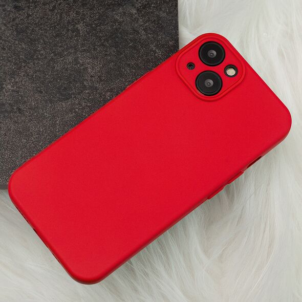 Silicon case for iPhone 15 6,1&quot; red