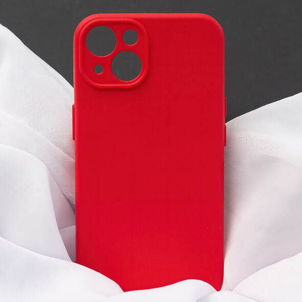 Silicon case for iPhone 15 6,1&quot; red