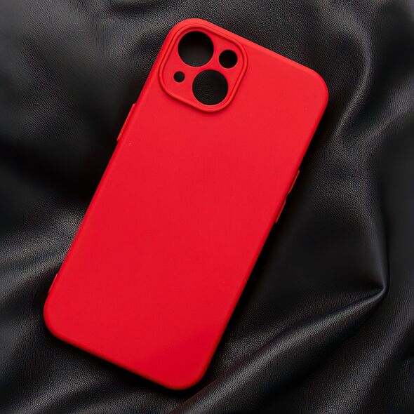 Silicon case for iPhone 15 6,1&quot; red