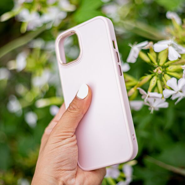 Satin case for iPhone 15 Plus 6,7&quot; pink