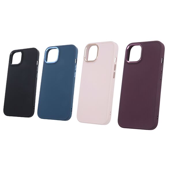 Satin case for iPhone X / XS burgundy