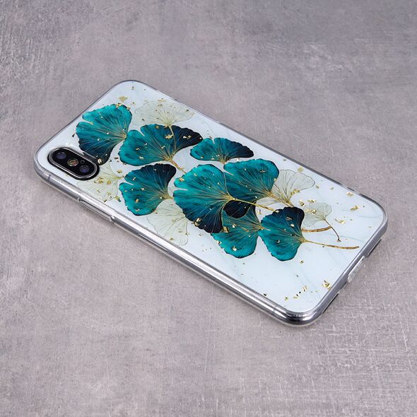 Gold Glam case for iPhone 14 Plus 6,7&quot; leaves