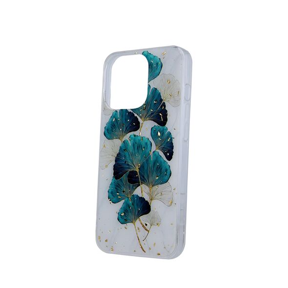 Gold Glam case for iPhone 13 6,1&quot; leaves