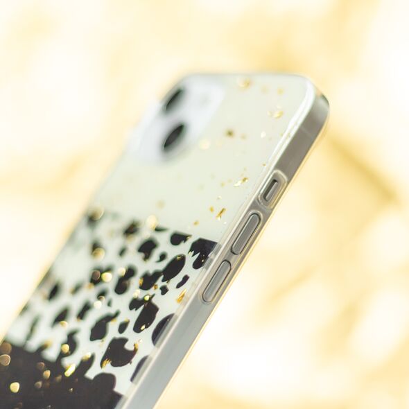 Gold Glam case for Samsung Galaxy A73 5G leopard print 2