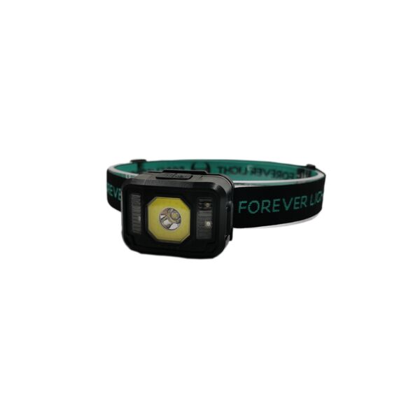 LED Headlamp Senso XP-E 3W + COB 3W with sensor 270lm 1200mAh Li-Pol Forever Light