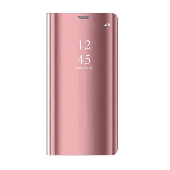 Smart Clear View Case for Huawei P20 Lite pink