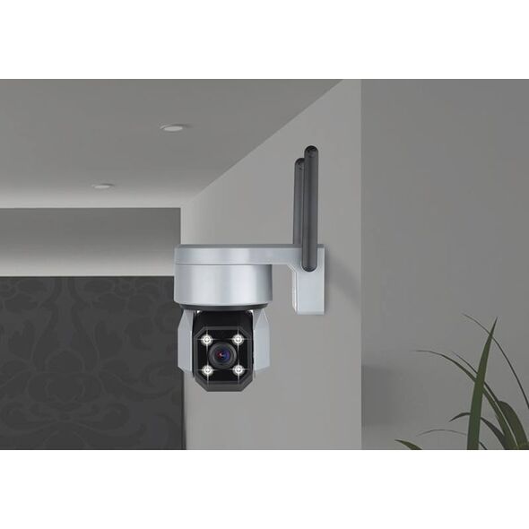 Internet Rotary Exterior Camera IP socket E27 IP65 PTZ 5Mpix 230V SMART LTC VISION