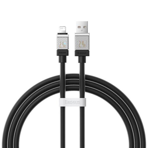 Baseus cable CoolPlay USB - Lightning 1m 2,4A black