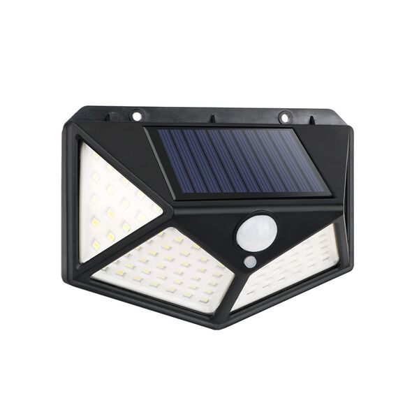 SUNARI Solar Lamp LED FLS-65 100*SMD PIR 6W 480lm 6000K 1200mAh Li-Ion Forever Light