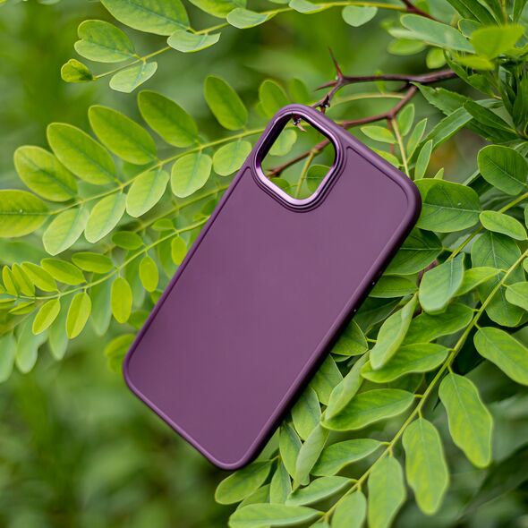 Satin case for iPhone 13 6,1&quot; burgundy