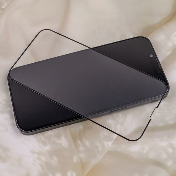 Tempered glass 6D matte for Xiaomi Redmi 10C / 12C / Poco C40 black frame