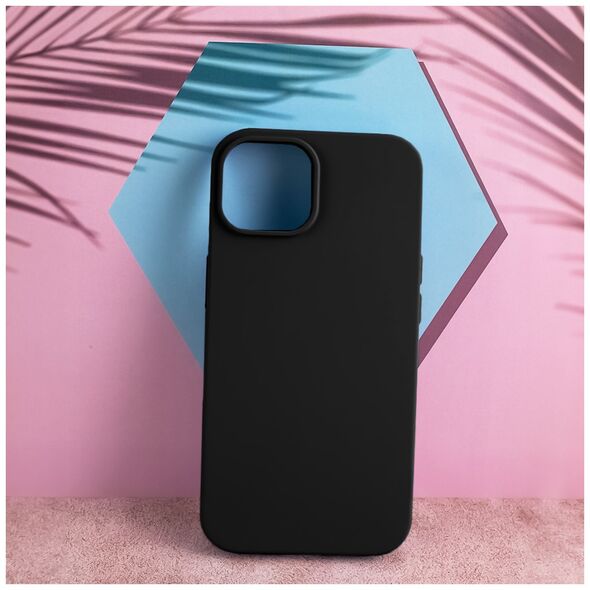 Solid Silicon case for iPhone 15 Pro 6,1&quot; black