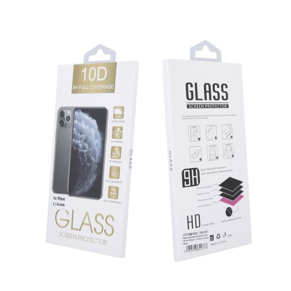 Tempered glass 10D for Honor X8a black frame