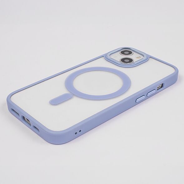 Satin Clear Mag case for iPhone 11 blue