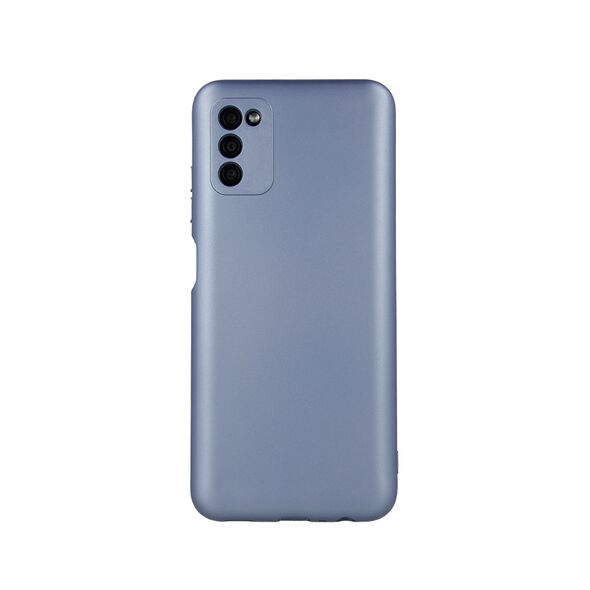 Metallic case for Motorola Moto G84 light blue