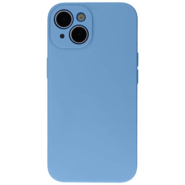 Solid Silicon case for Samsung Galaxy S24 Plus light blue