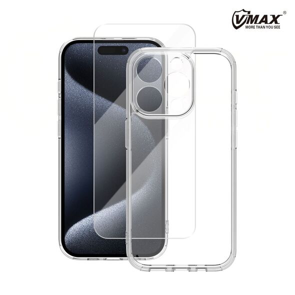 Vmax set case + glass 2,5D premium for Samsung Galaxy S23 FE 5G