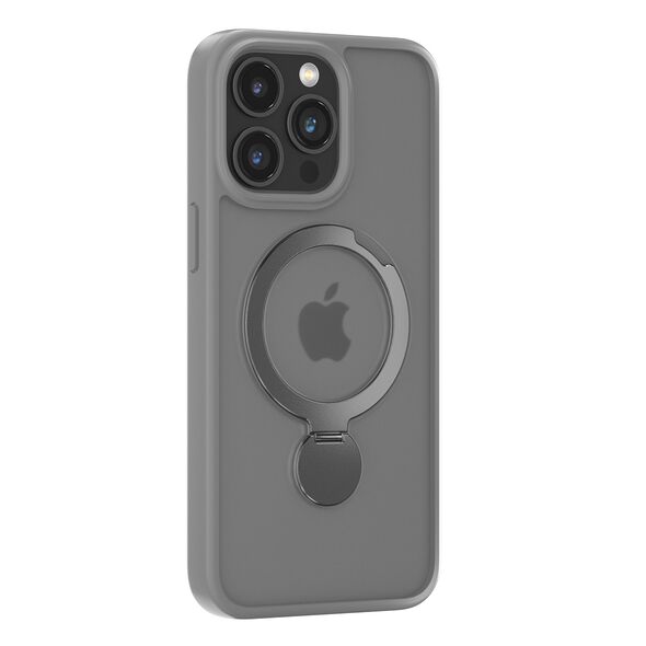 Comma case Joy Shark Mag for iPhone 15 Plus gray