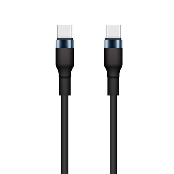 Setty USB-C - USB-C cable 1m 3A KSC-C-131 black