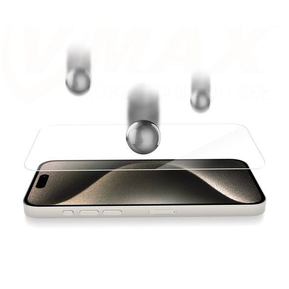 Vmax tempered glass 2,5D Normal Clear Glass for iPhone 15 6,1&quot;