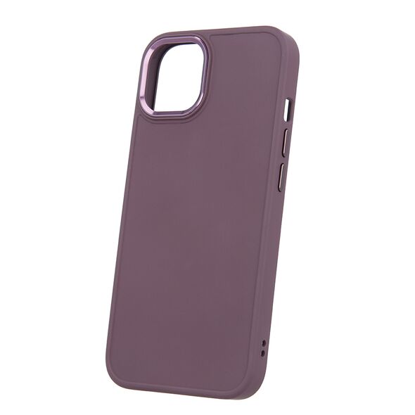 Satin case for iPhone 15 Pro 6,1&quot; burgundy