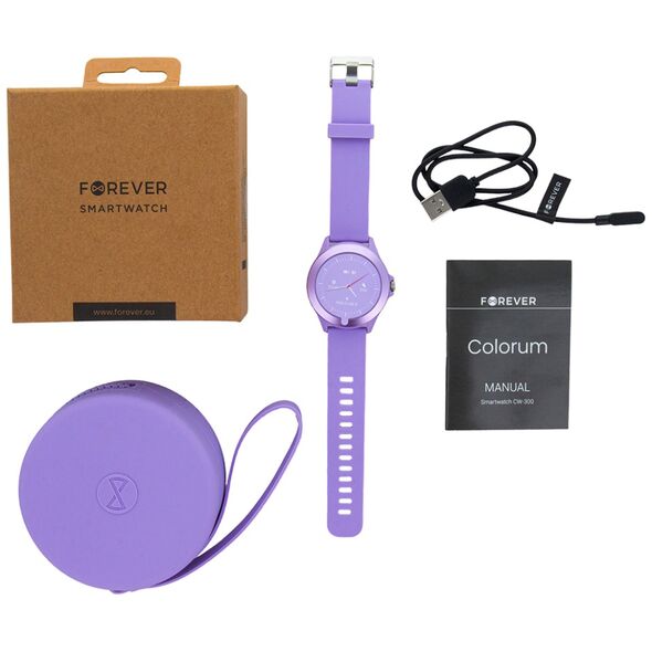 Smartwatch Forever Colorum CW-300 xLavender