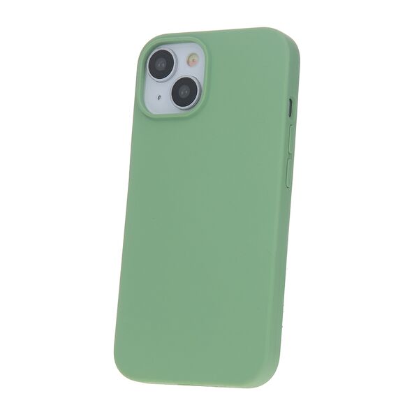 Solid Silicon case for iPhone X / XS light green