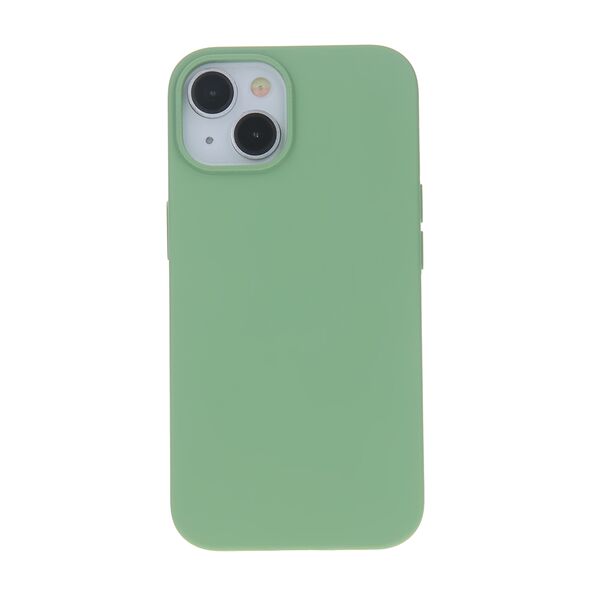 Solid Silicon case for iPhone X / XS light green