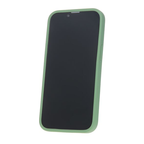 Solid Silicon case for iPhone X / XS light green