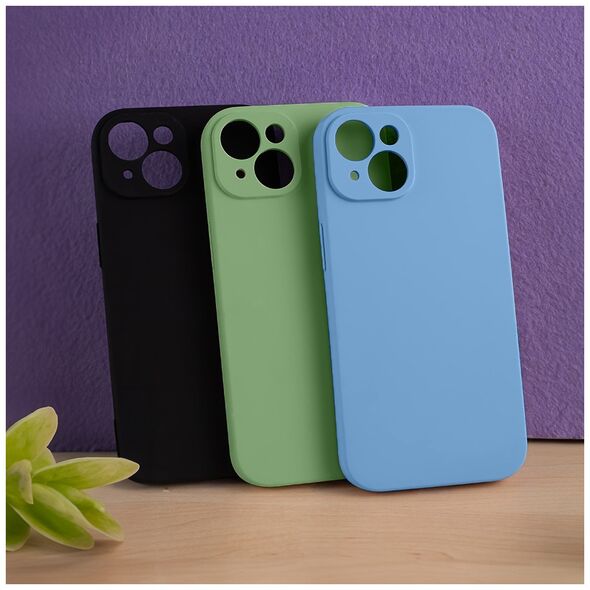 Solid Silicon case for Samsung Galaxy S23 FE light green