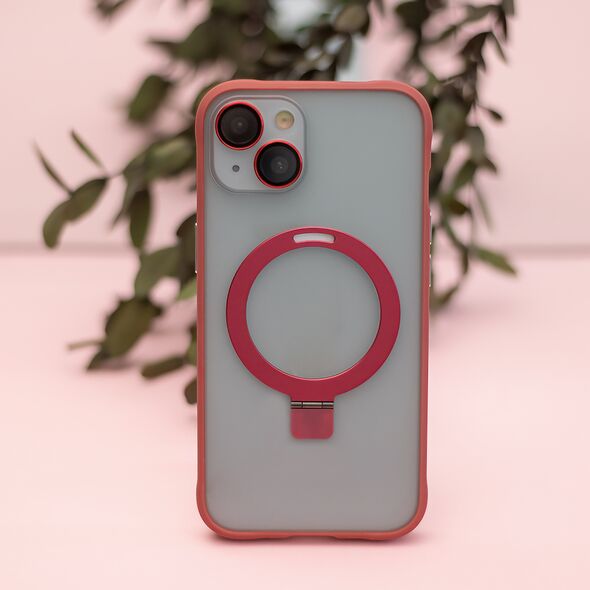 Mag Ring case for iPhone 15 Pro 6,1&quot; red