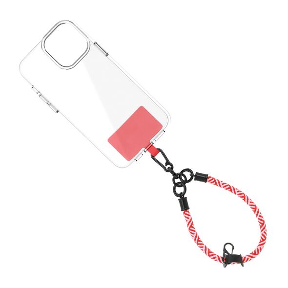 Universal wrist strap red