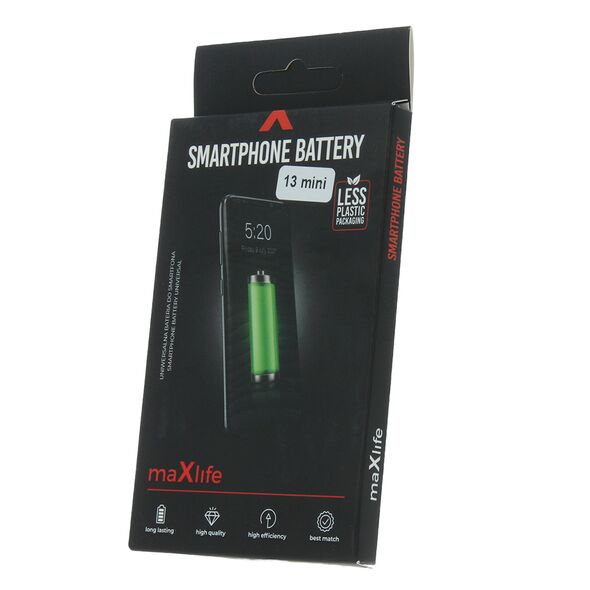 Maxlife battery for iPhone 13 Mini 2406mAh without BMS flex