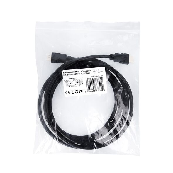 HDMI-HDMI Cable V1.4 3m black