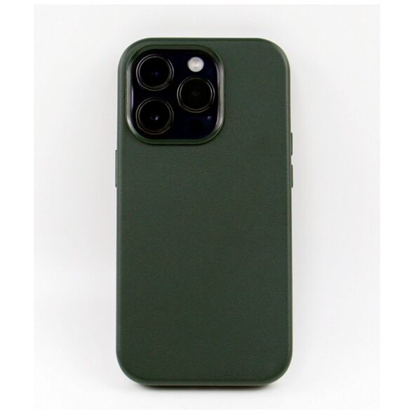 Mag Leather case for do iPhone 13 6,1&quot; dark green 5907457734517