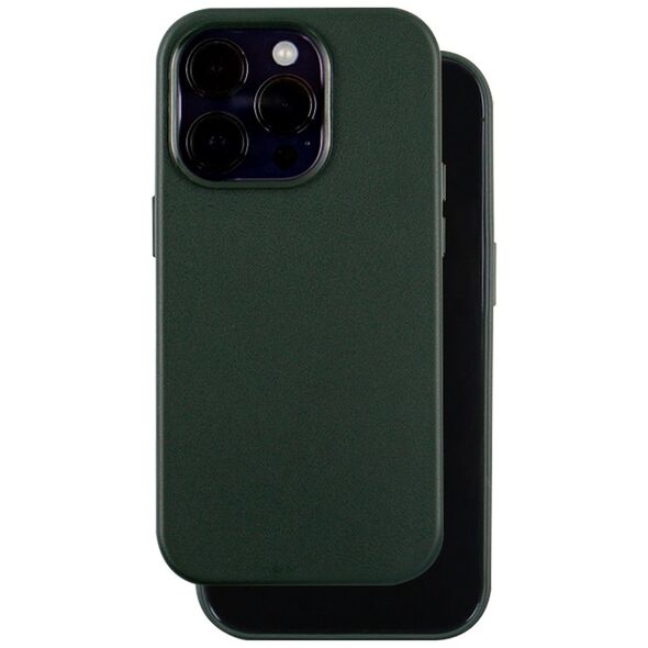 Mag Leather case for do iPhone 15 6,1&quot; dark green 5907457734579