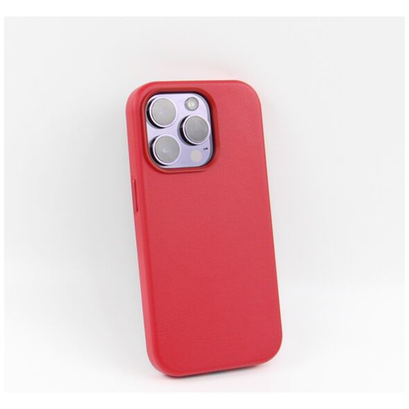 Mag Leather case for do iPhone 14 6,1&quot; red 5907457734104