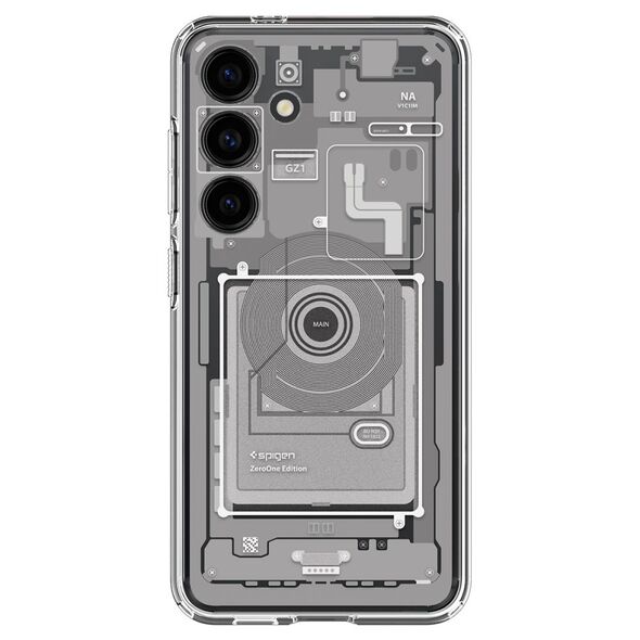 Spigen Husa pentru Samsung Galaxy S24 - Spigen Ultra Hybrid Zero One - White 8809971222297 έως 12 άτοκες Δόσεις