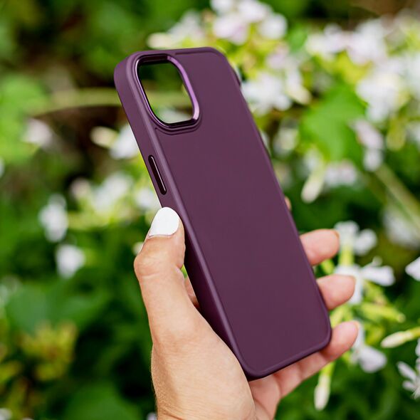 Satin case for Xiaomi Note 13 Pro 5G burgundy 5907457747371