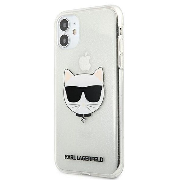 Karl Lagerfeld case for iPhone 12 Mini 5,4&quot; KLHCP12SSLFKPI light pink hard case Silicone Iconic 3700740493106