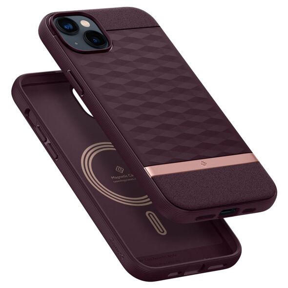 Spigen case Caseology Parallax Mag Magsafe for iPhone 14 Plus 6,7&quot; burgundy 810083831619