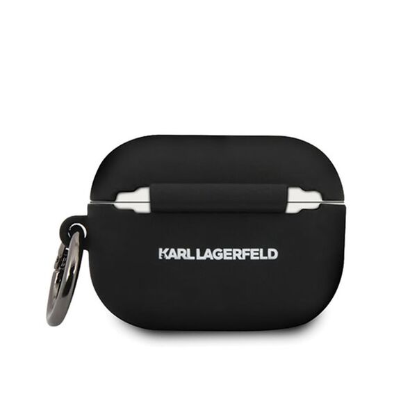 Karl Lagerfeld case for Airpods Pro KLACAPSILGLBK black Silicone Iconic 3700740472453